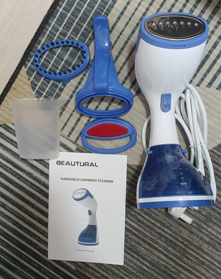 BEAUTURAL HANDHELD GARMENT STEAMER, TV & Home Appliances, Irons
