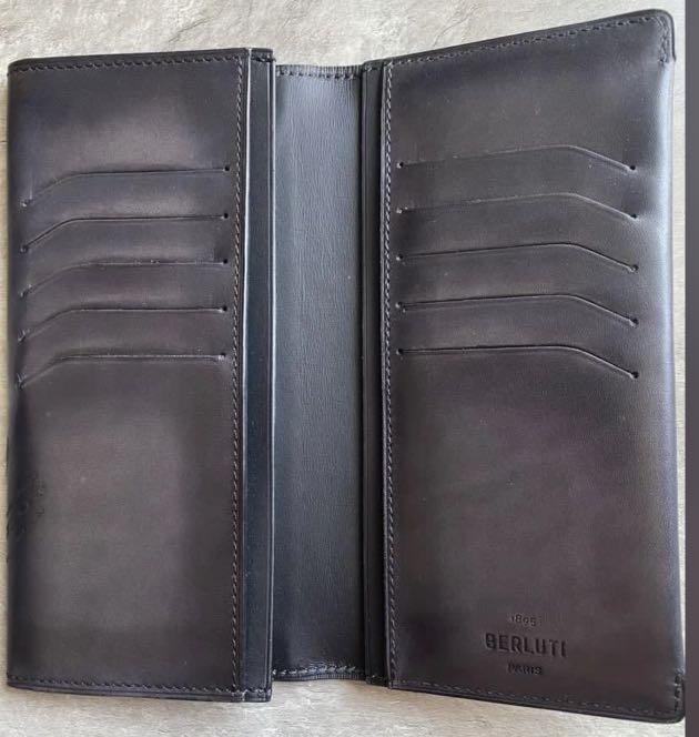 BERLUTI Espace Scritto Swipe Long Wallet