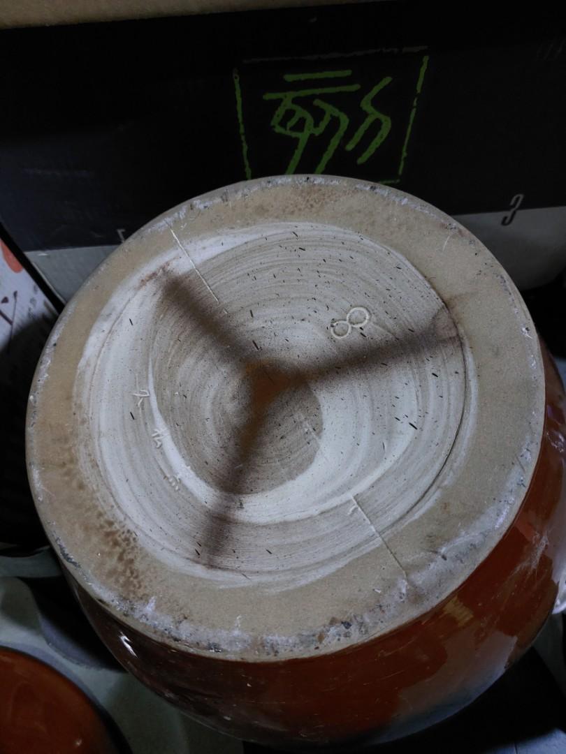 Big Glazed Claypot Ceramic Pot Japan, Furniture & Home Living