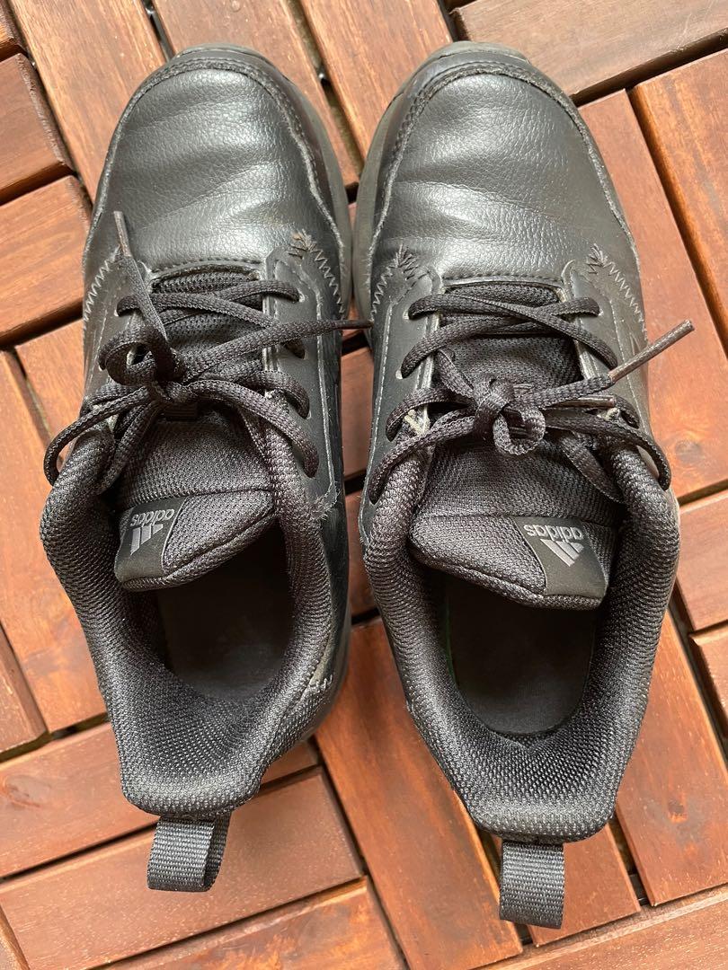Adidas Black school shoes, scouts shoes, laced, Babies & Kids, Babies