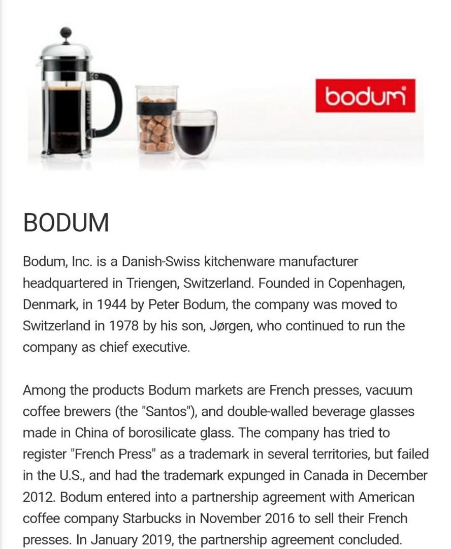 Bodum Vacuum Coffee Maker, TV & Home Appliances, Kitchen Appliances