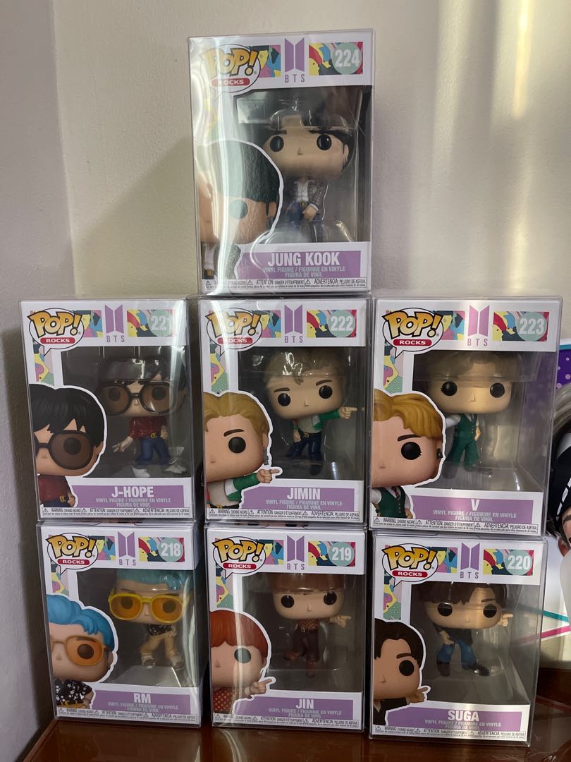 BTS Funko Pop Set, Hobbies \u0026 Toys, Toys 