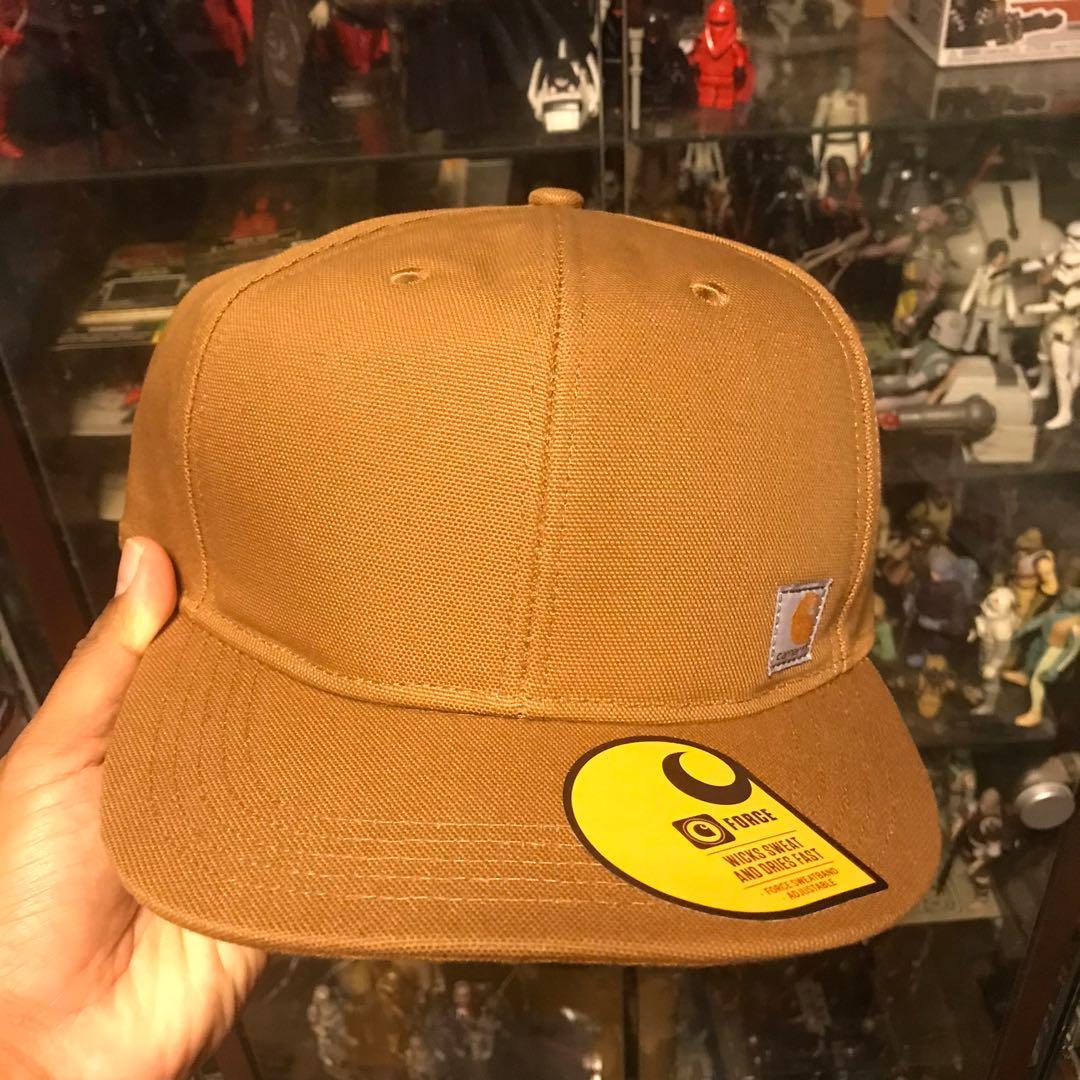 Buy Carhartt Men's Firm Duck Flat Brim Cap at Ubuy India