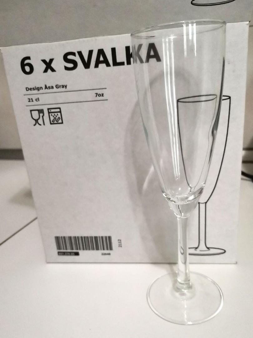 Champagne Glass Ikea Svalka Furniture And Home Living Kitchenware And Tableware Dinnerware