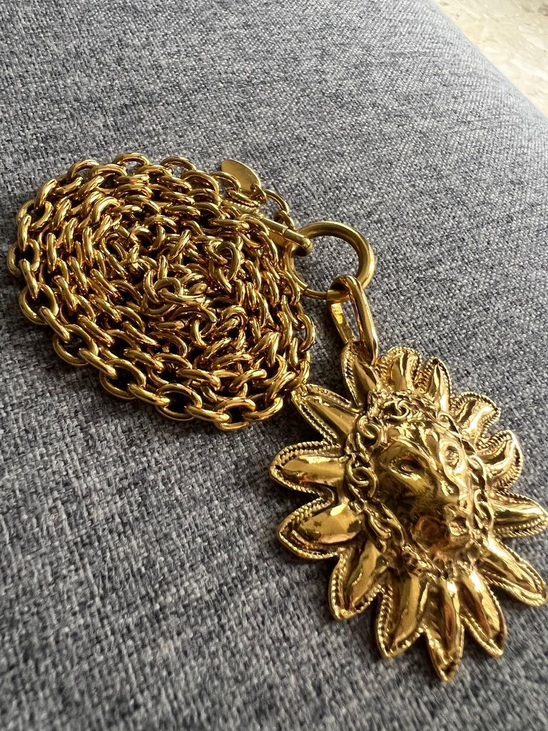 Chanel Vintage Lion Necklace Luxury Accessories on Carousell