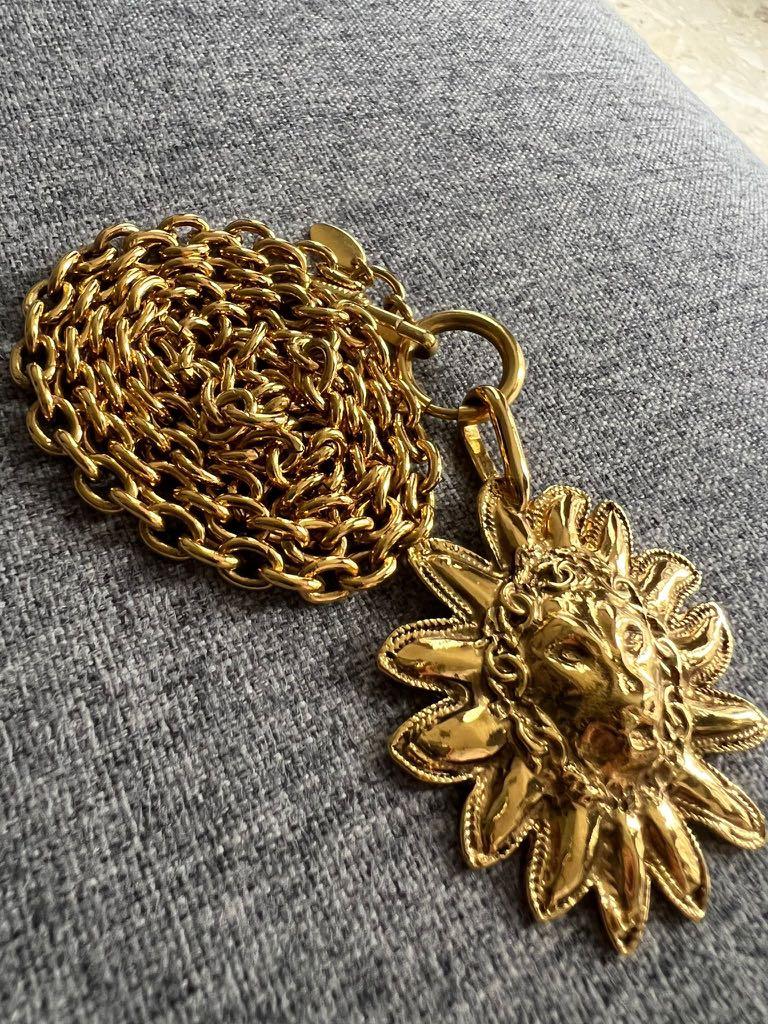 Chanel Vintage Lion Necklace Luxury Accessories on Carousell