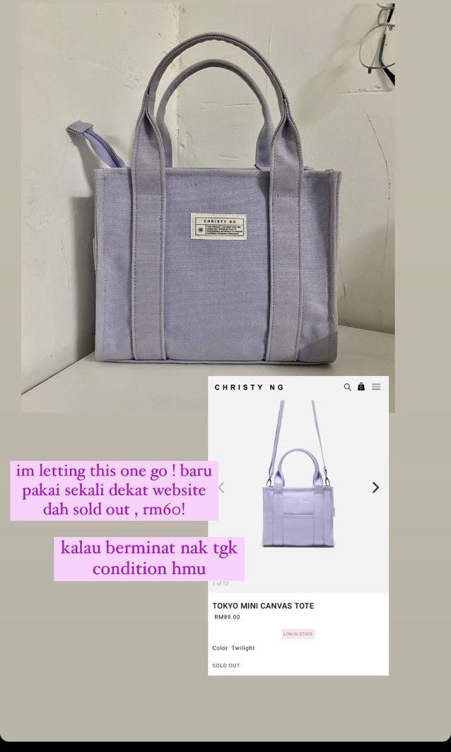 CHRISTY NG TOKYO MINI CANVAS TOTEBAG Women s Fashion Bags