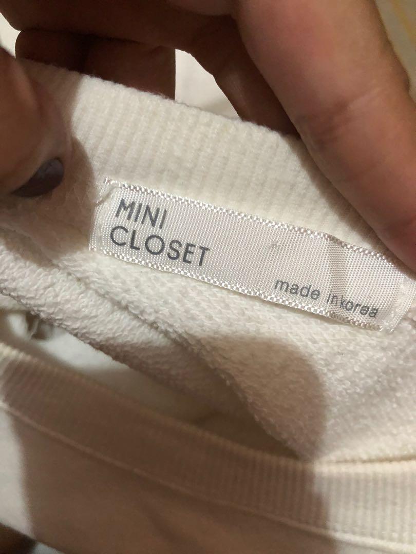 CREWNECK CROP MINI CLOSET (THRIFT)