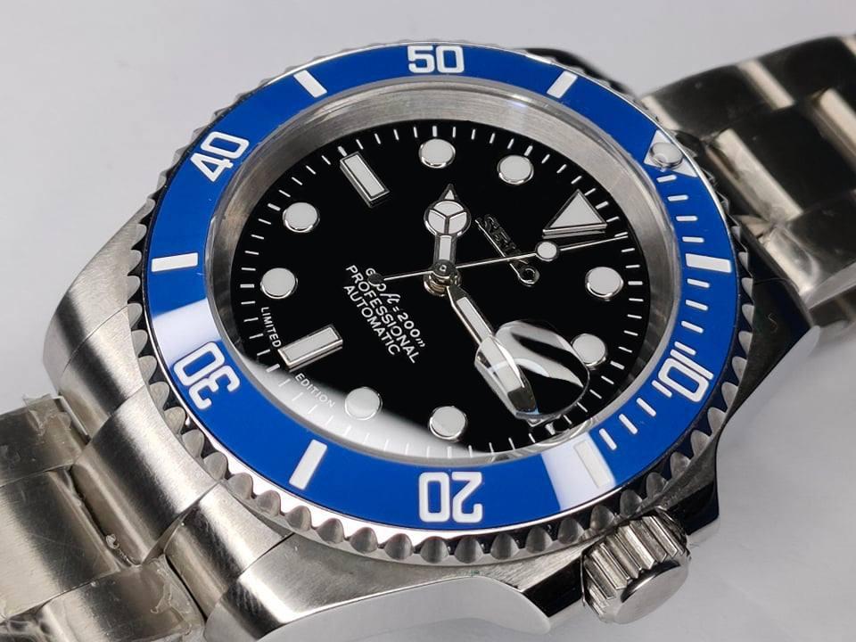Customized Seiko Submariner Cookie Monster Mod 40mm, Men's Fashion, Watches  & Accessories, Watches on Carousell