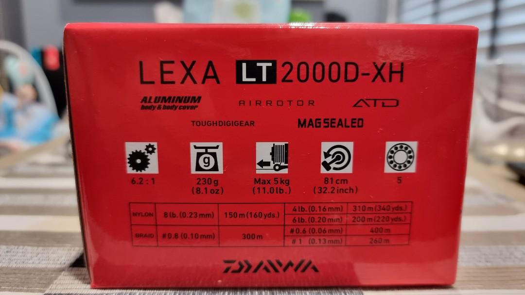 Daiwa Lexa LT 2000D-XH, Sports Equipment, Fishing on Carousell