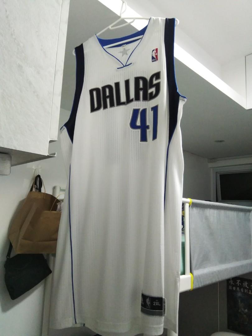 Adidas Dallas Mavericks Dirk Nowitzki R30 Authentic Jersey 真網眼