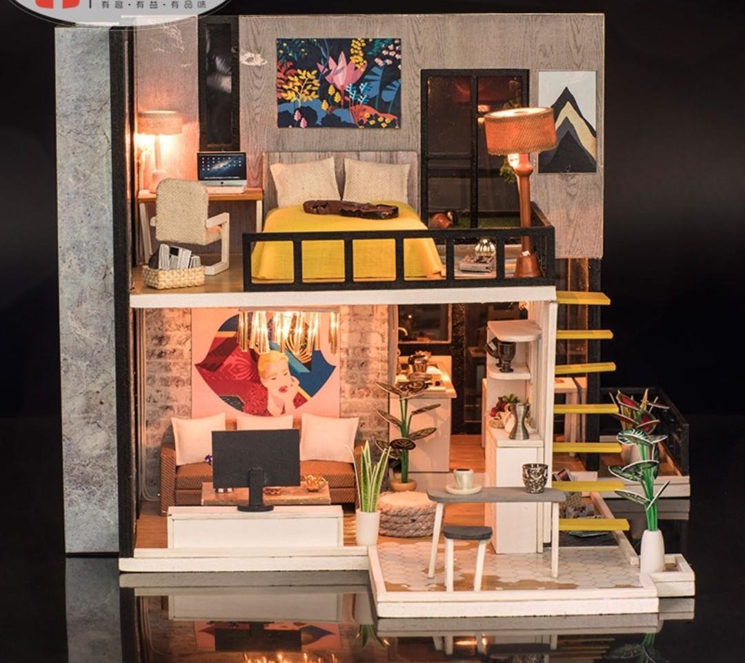 Diy miniature modern house hotsell