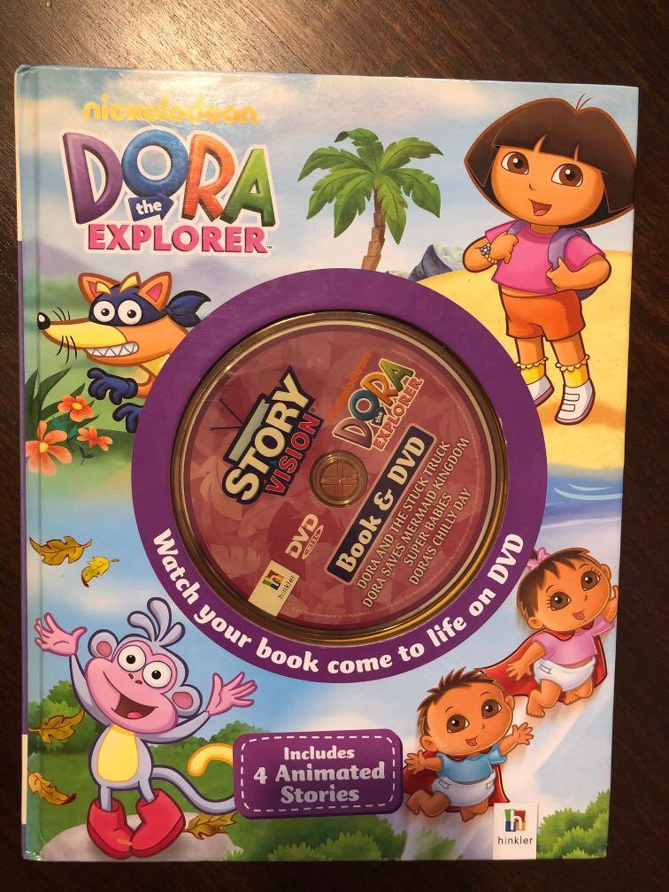 Dora the Explorer storybook with DVD, Hobbies & Toys, Books & Magazines ...