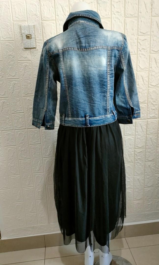 Jaket jeans dan dress best sale