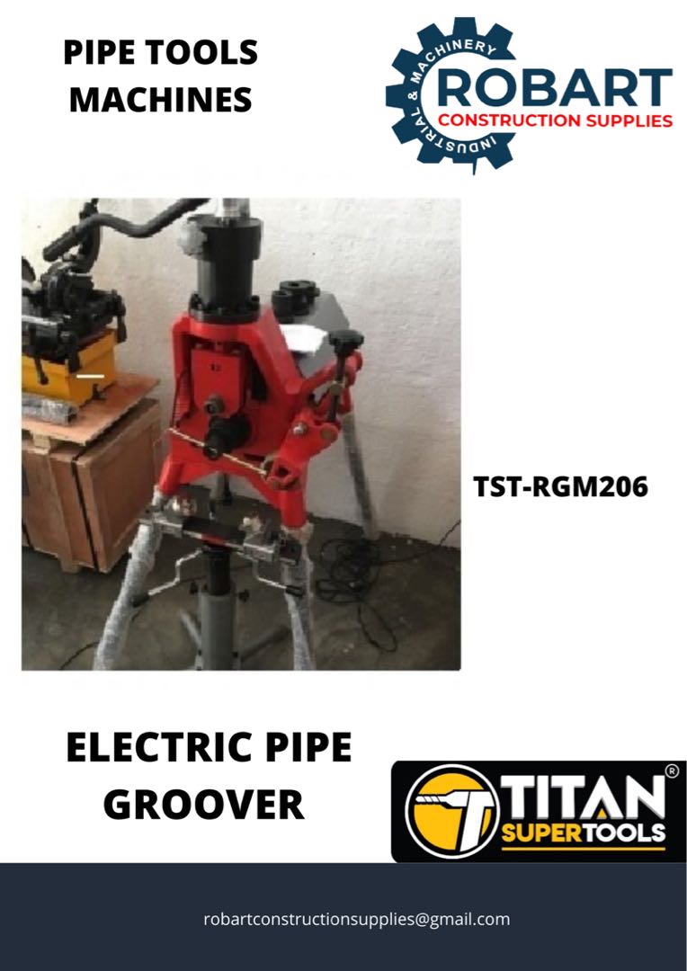 ELECTRIC PIPE GROOVER (TSTRGM206), Commercial & Industrial
