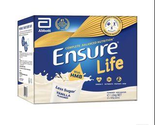 Ensure Life with HMB Adult Nutrition Value Pack - Vanilla 1.6Kg (Made in Singapore) (Free Courier)