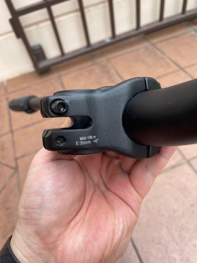 Entity handlebar + stem + grips, Sports Equipment, Bicycles & Parts