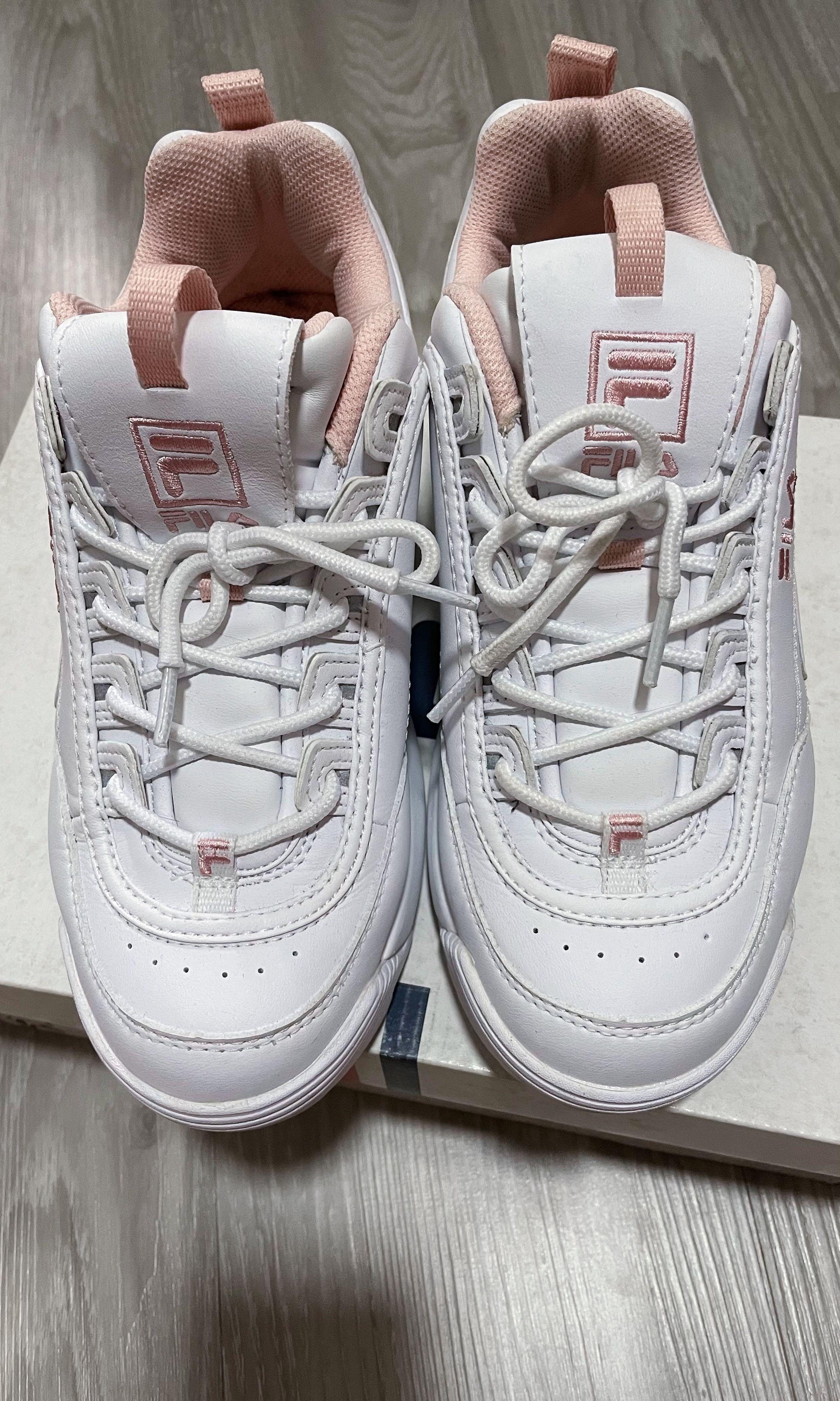 Fila Disruptor II White Pink Size EU 39 Women s Fashion