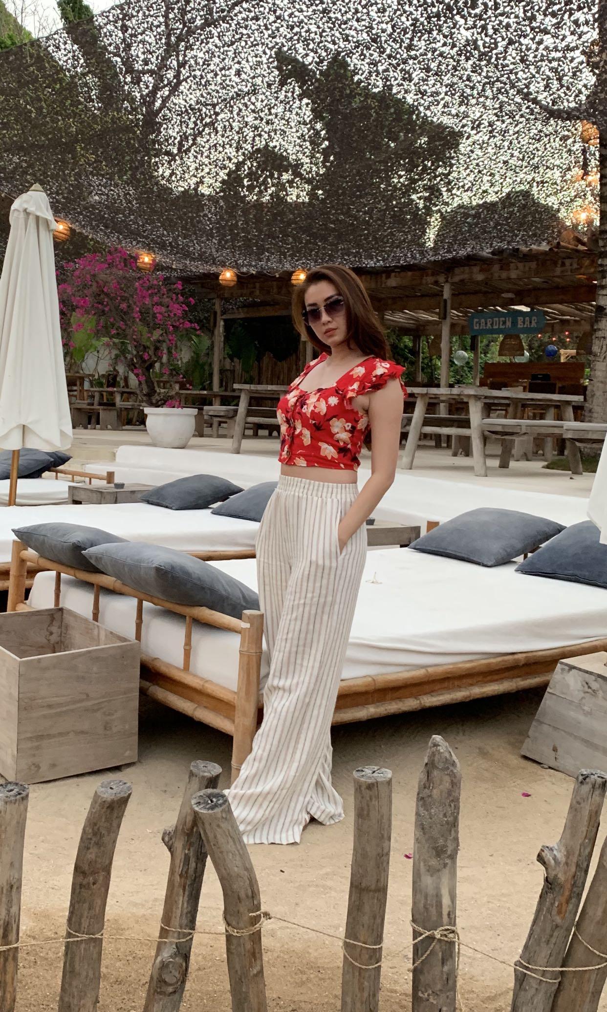 Forever 21 wide leg trousers, Fesyen 