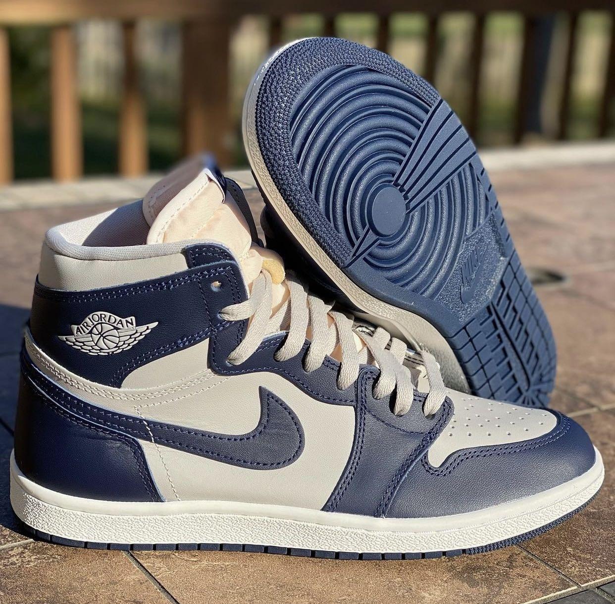 NIKE AIR JORDAN 1 HIGH 85 Collage Navy - スニーカー