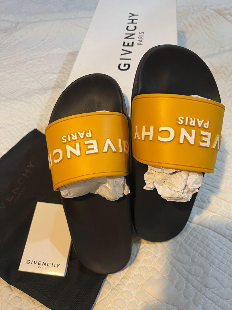Givenchy yellow slides shop