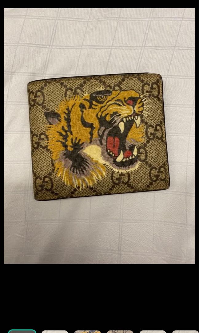 Gucci tiger wallet, Luxury, Bags & Wallets on Carousell