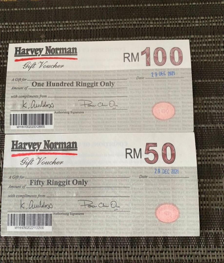 Harvey Norman voucher, Tickets & Vouchers, Vouchers on Carousell