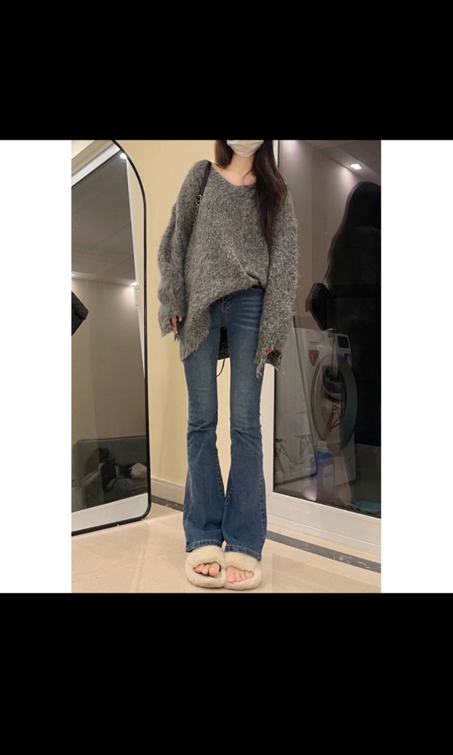 design flare elongated Jeans 