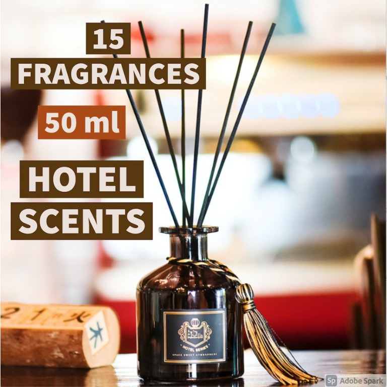 HOTEL SCENTS★ Fragrance / Reed Diffuser / Homes & Offices, Furniture