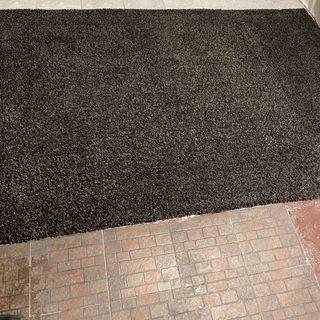 Ikea alhede carpet 160x240 cm black & gray