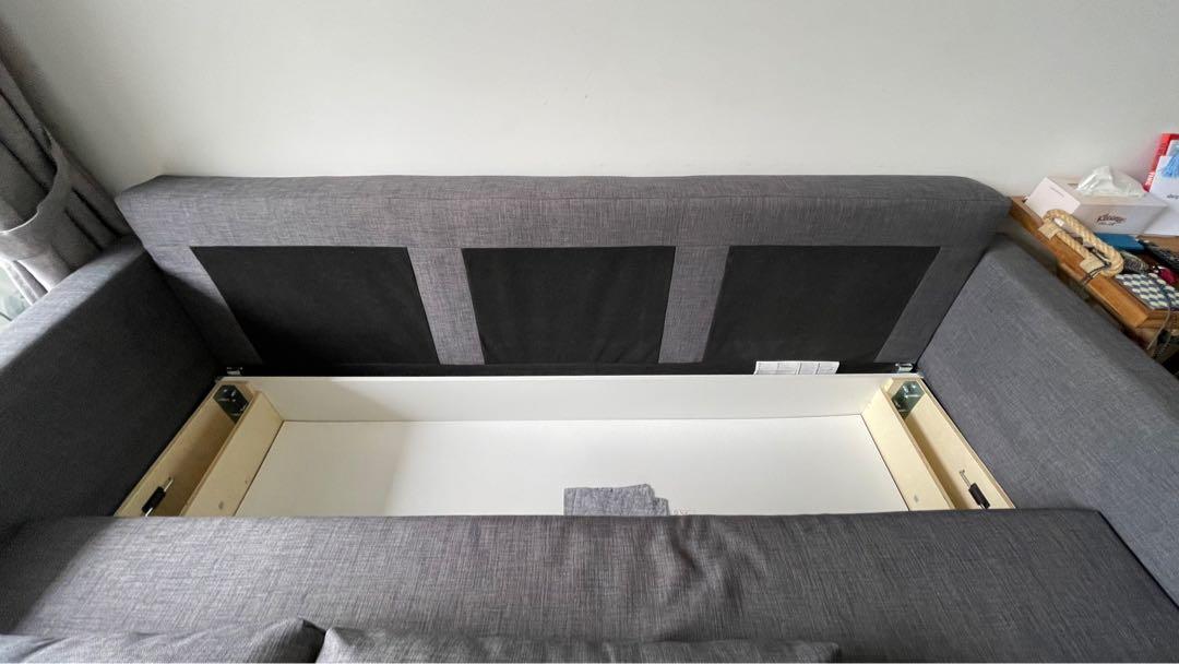 IKEA Friheten 3 seater sofa bed for sale, Furniture & Home Living