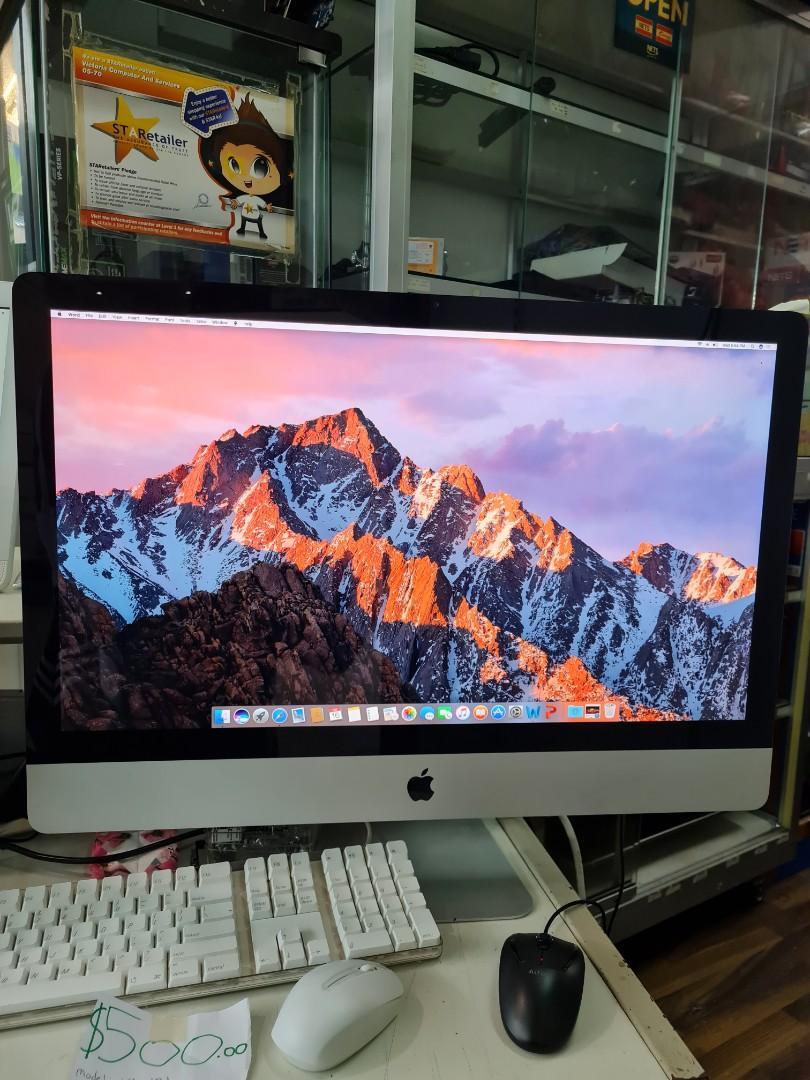 2x4GB Memory Ram Upgrade 27" Apple iMac 10.1 3.06GHz Core2Duo Late 2009 8GB 