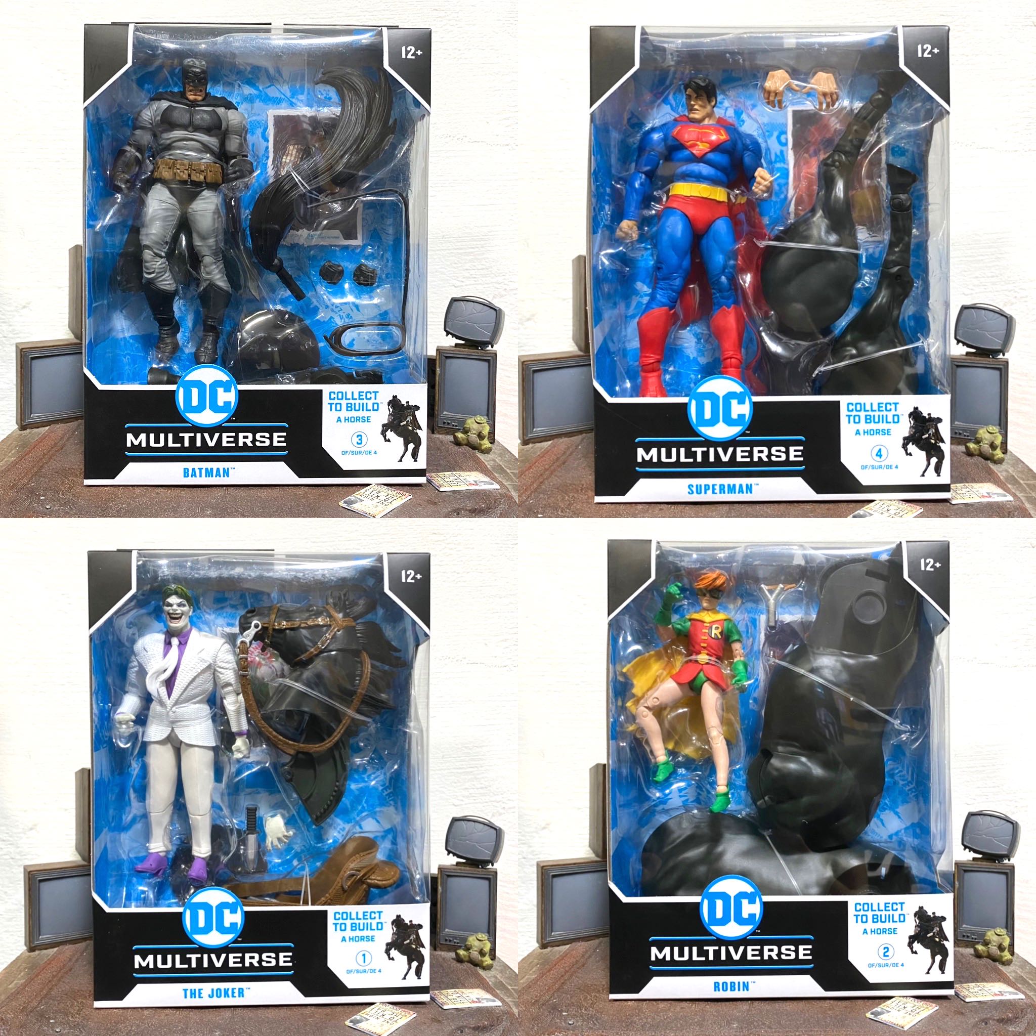 In hand - Set of 4] Mcfarlane Toys DC Multiverse The Dark Knight