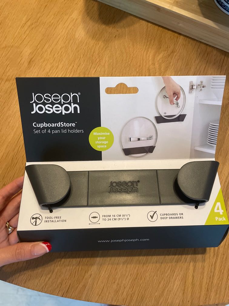 Joseph Joseph pan lid holder, Furniture & Home Living, Bathroom & Kitchen Fixtures on Carousell