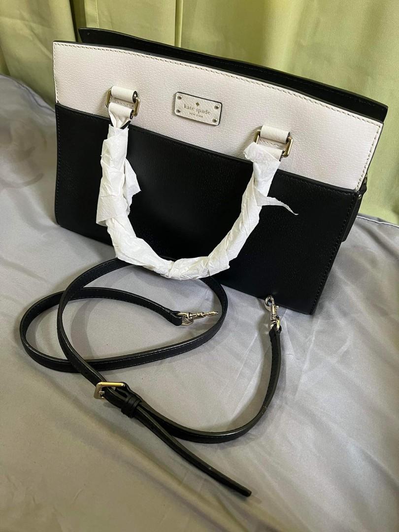 Kate spade black white two way handbag cross body sling bag, Luxury, Bags &  Wallets on Carousell