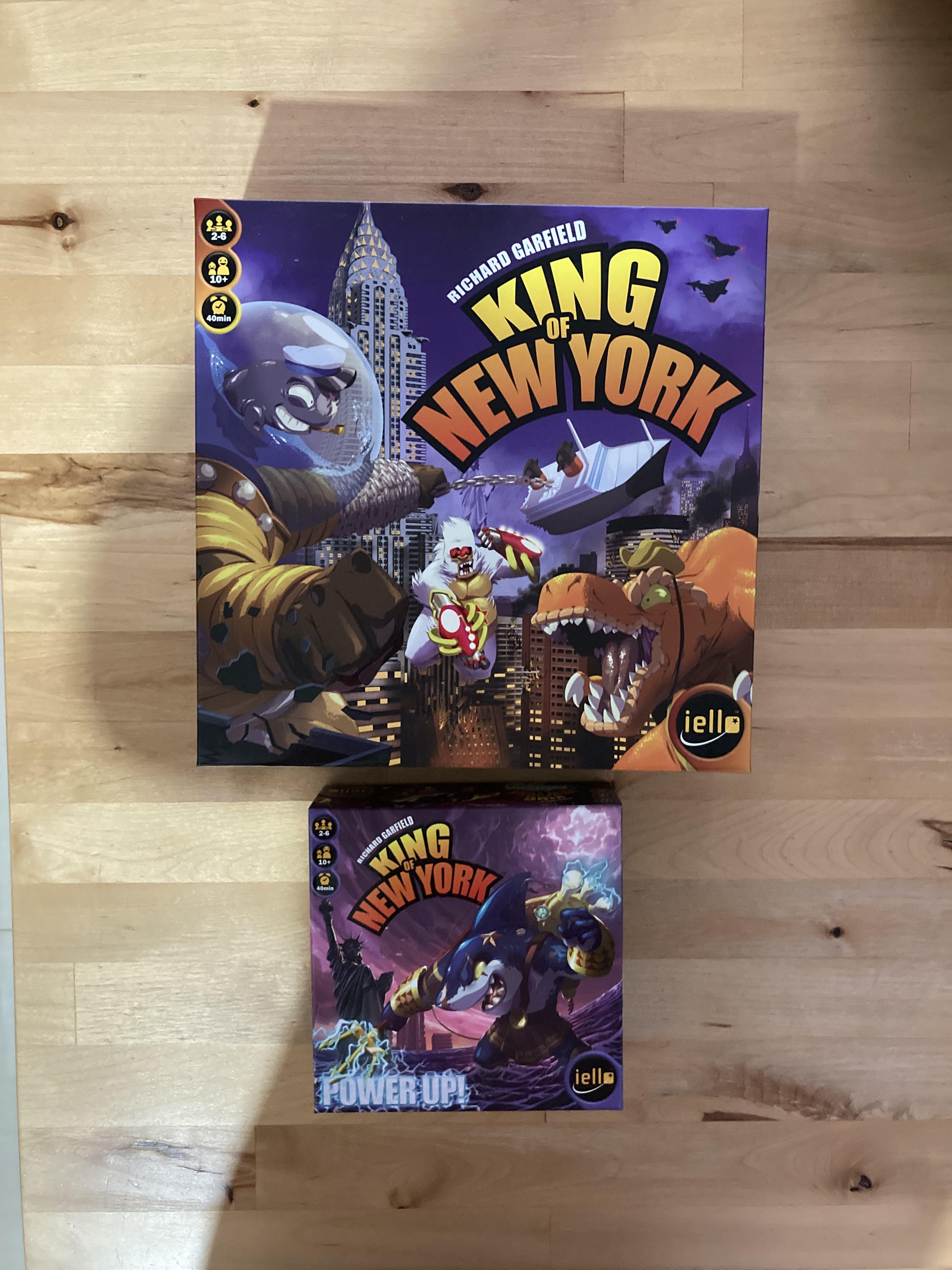 King of New York + Power Up Expansion (Rare), Hobbies & Toys, Toys