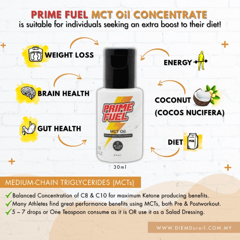 LOOSE WEIGHT] Best MCT Oil for Weight Loss - 30ml, Beauty ...