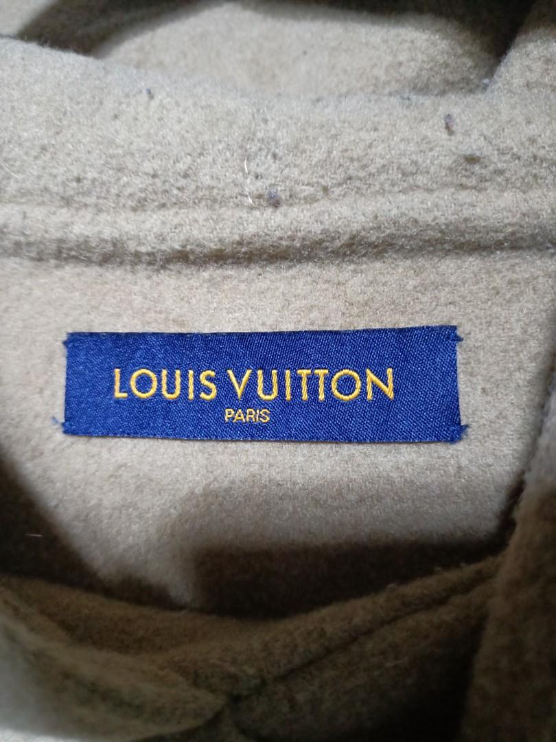 Louis Vuitton Double Face Hoodie in Beige Wool ref.522504 - Joli