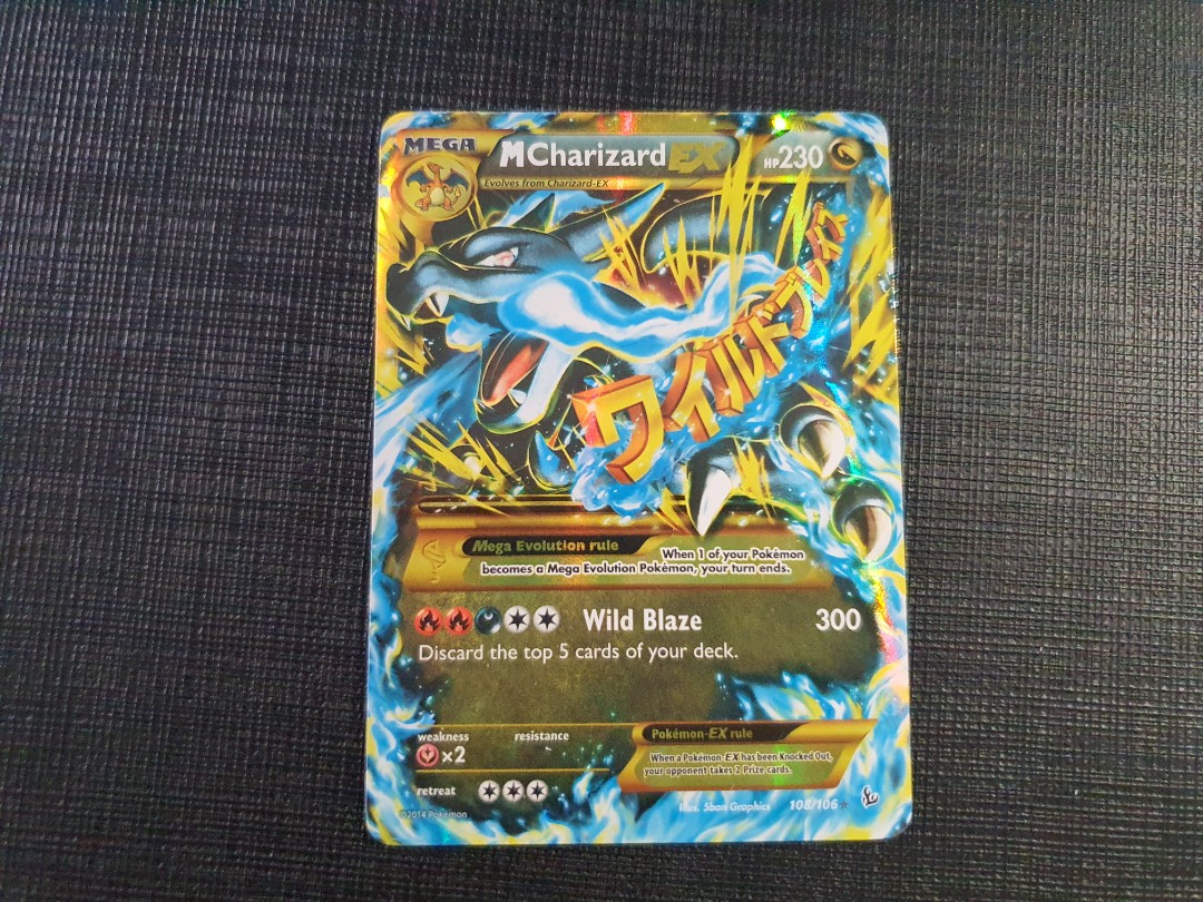 Pokemon - Mega-Charizard-EX (108) - XY Flashfire - Holo