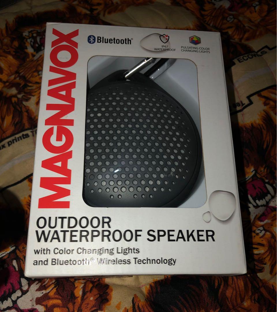 Magnavox bluetooth best sale waterproof speaker