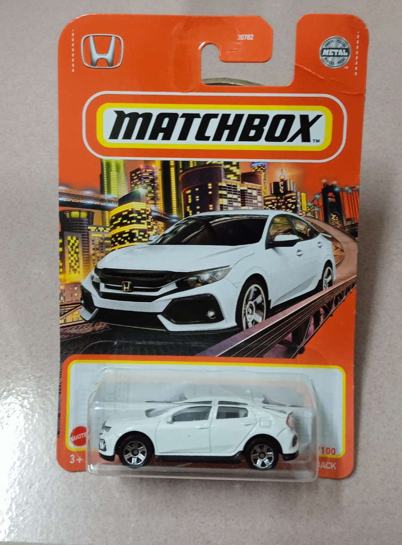 Matchbox Honda Civic hatchback 2017, Toys & Games, Diecast & Toy