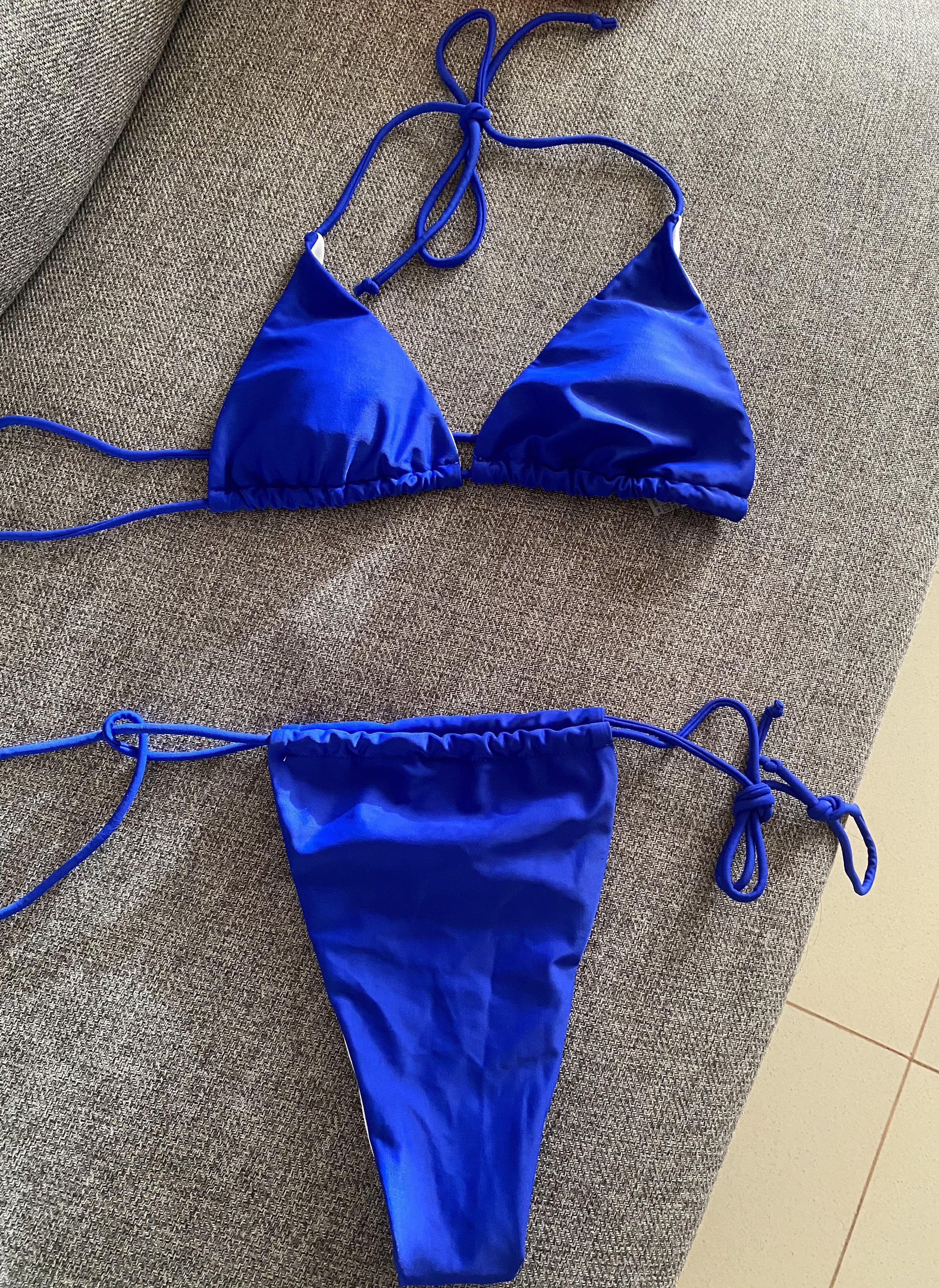 Micro Triangle Tie Side Bikini Swimsuit (Category: Bikinis & Swimsuits) located in Cebu City. Submitted by decluttering_babe (Listing ID 1143880216, Image 1). Description: .