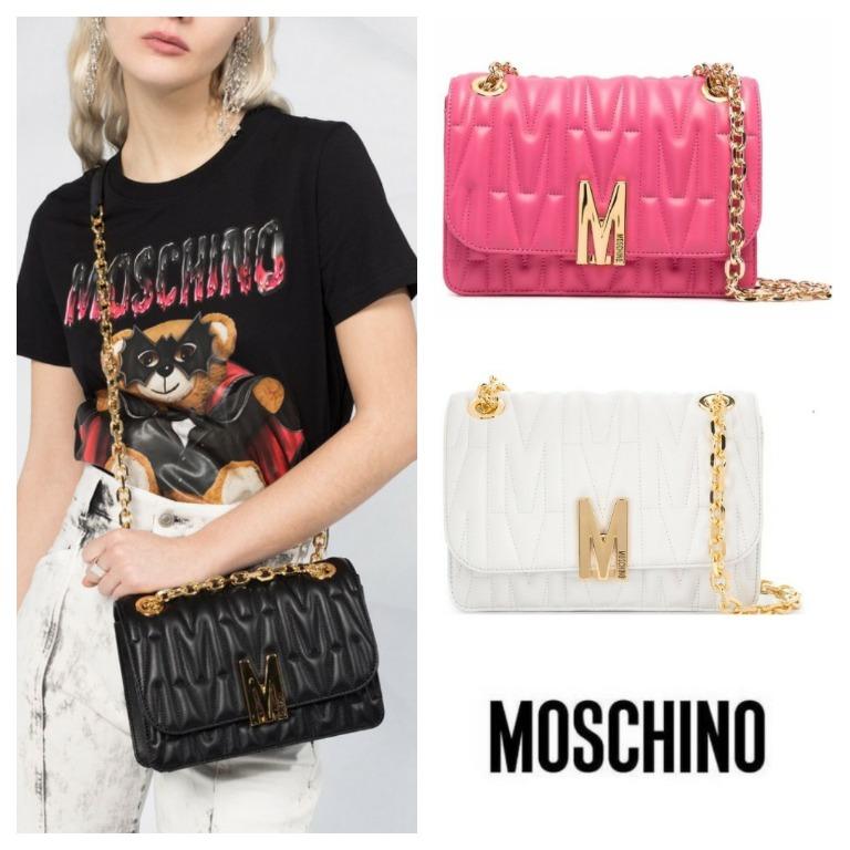 Quilted crossbody moschino discount