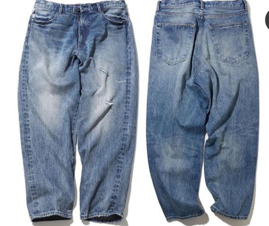 Nautica Bleach Washed 5 Pocket Denim Pants, 男裝, 褲＆半截裙