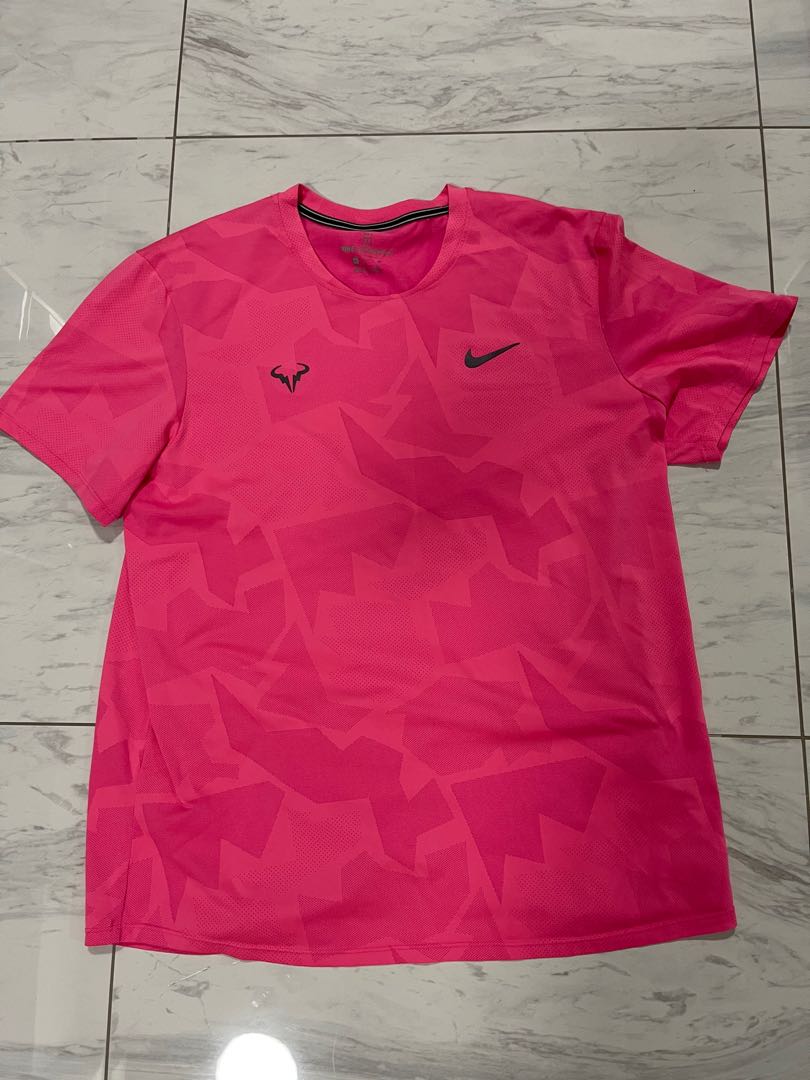 Nike Aeroreact Rafa Tennis Tshirts XL Men s Fashion Tops Sets