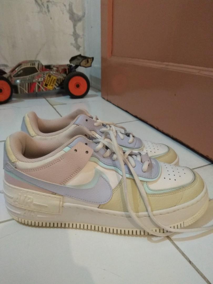 Nike Air Force 1 Shadow Summit White Original style kode:CI0919-106, Fesyen  Pria, Sepatu , Sneakers di Carousell