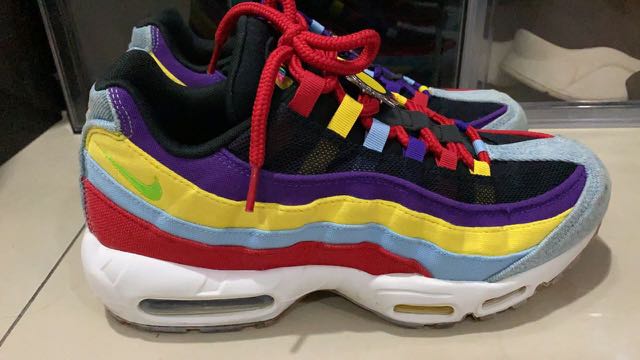 Nike air max 95 multicolor, Men's Fashion, Footwear, Sneakers on Carousell
