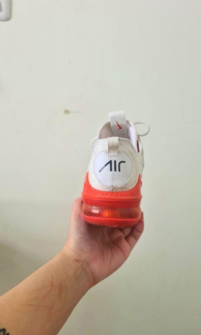 Nike Air Max Infinity White Orange size 41, Fesyen Pria, Sepatu , Sneakers  di Carousell