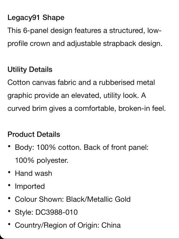 Nike Cap Gold metal Logo, Men's Fashion, Watches & Accessories, Caps