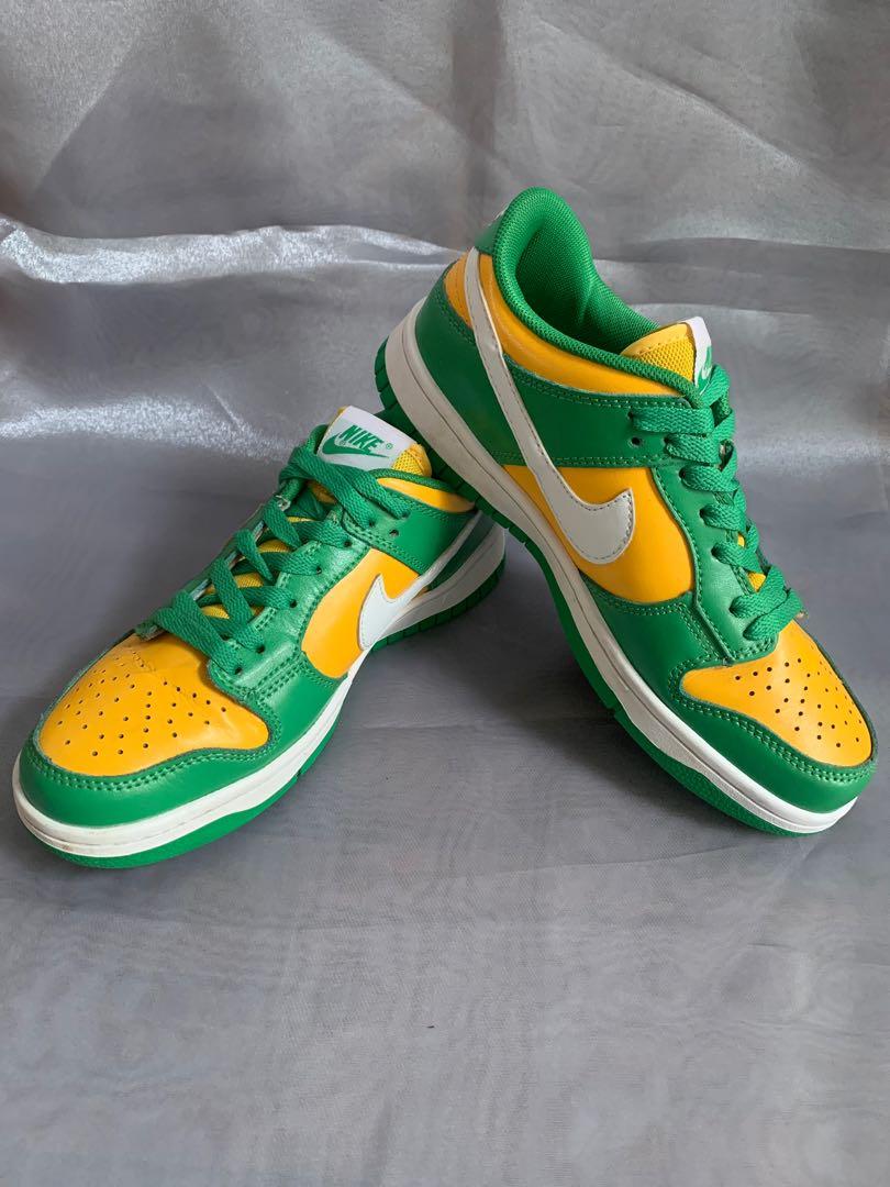 NIKE DUNK LOW SP BRAZIL PINE GREEN VARSITY MAIZE CU1727-700